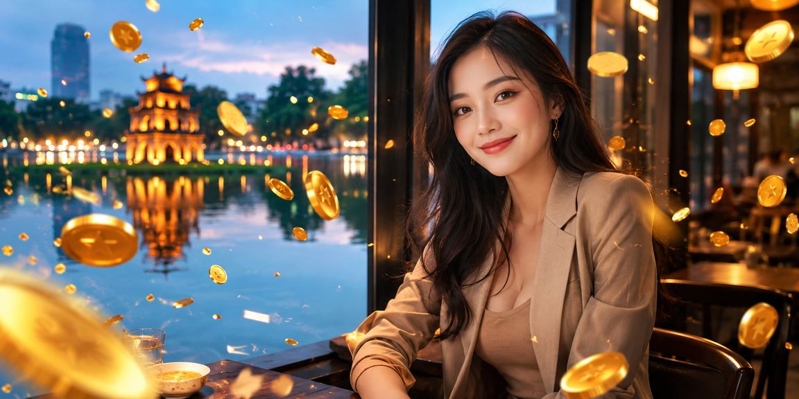Người chơi kiểm tra kết quả cá cược tại quán cà phê Hà Nội trên điện thoại